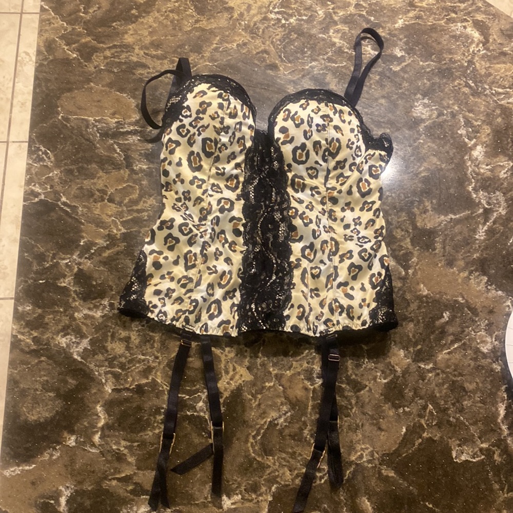 Blush Cheetah Print Corset Top